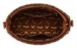 4 Pieces Wrangler Western Leopard Print Shoulder Bag With Chain Detail - Brown - Shoulder Bags & Messenger Bags