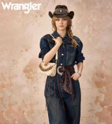 4 Pieces Wrangler Western Leopard Print Shoulder Bag With Chain Detail - Tan - Shoulder Bags & Messenger Bags