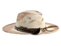 6 Pieces Wide Brim Fashion Fedora With Braided Band Beige - Fedoras, Driver Caps & Visor