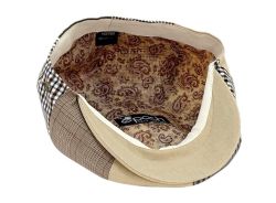 12 Pieces Multi Patch Work Cotton Newsboy Cap - Fedoras, Driver Caps & Visor