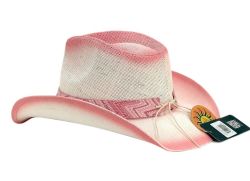6 Pieces Western Cowboy Hats W/silver Buckle & Trim Band - Cowboy & Boonie Hat