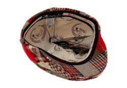 12 Pieces Cotton Patchwork Slim Fit Six Panel Plaid Ivy Cap - Fedoras, Driver Caps & Visor