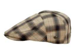 12 Pieces Cotton Slim Fit Six Panel Plaid Ivy Cap - Fedoras, Driver Caps & Visor