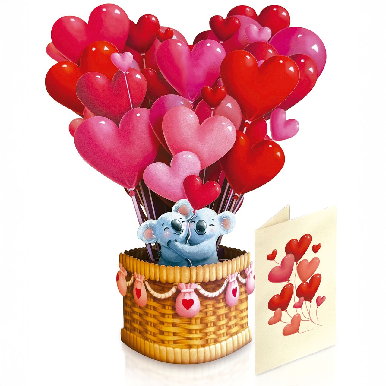 480 pieces Freshcut Mini Paper Bouquet - Heart Balloons - Balloons & Balloon Holder