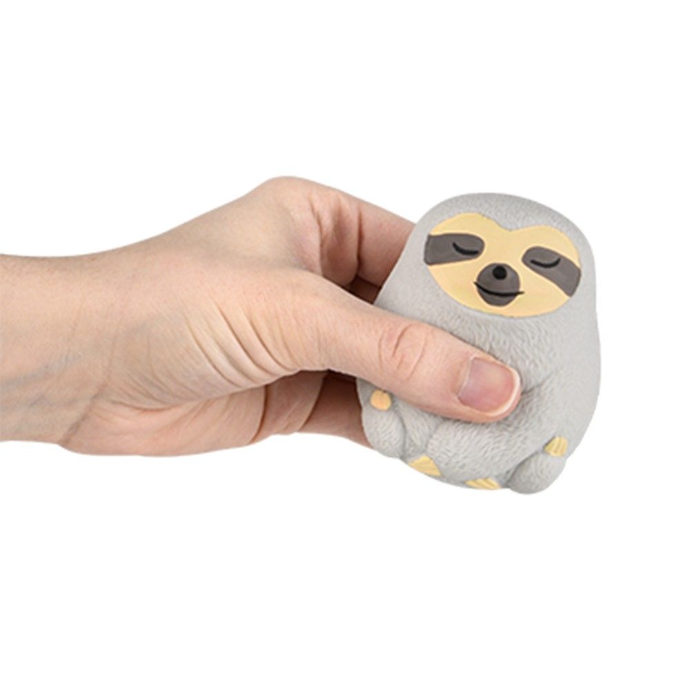 72 pieces Marshmallow Sloth 3" 12ct - Slime & Squishees