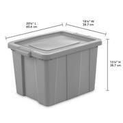6 of 18 Gal Tuff Tote Cement Grey