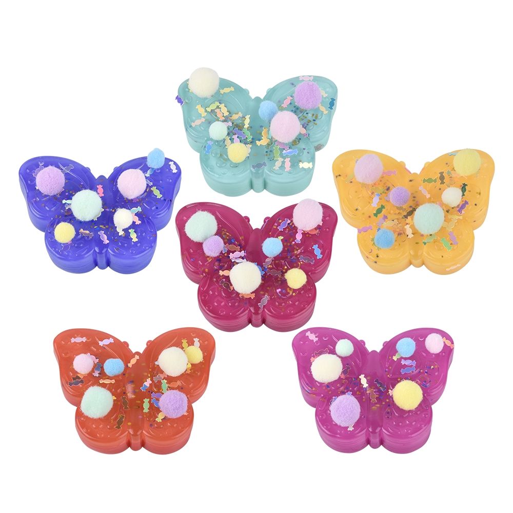 144 pieces 2.5" Sticky Squish Butterfly - Slime & Squishees