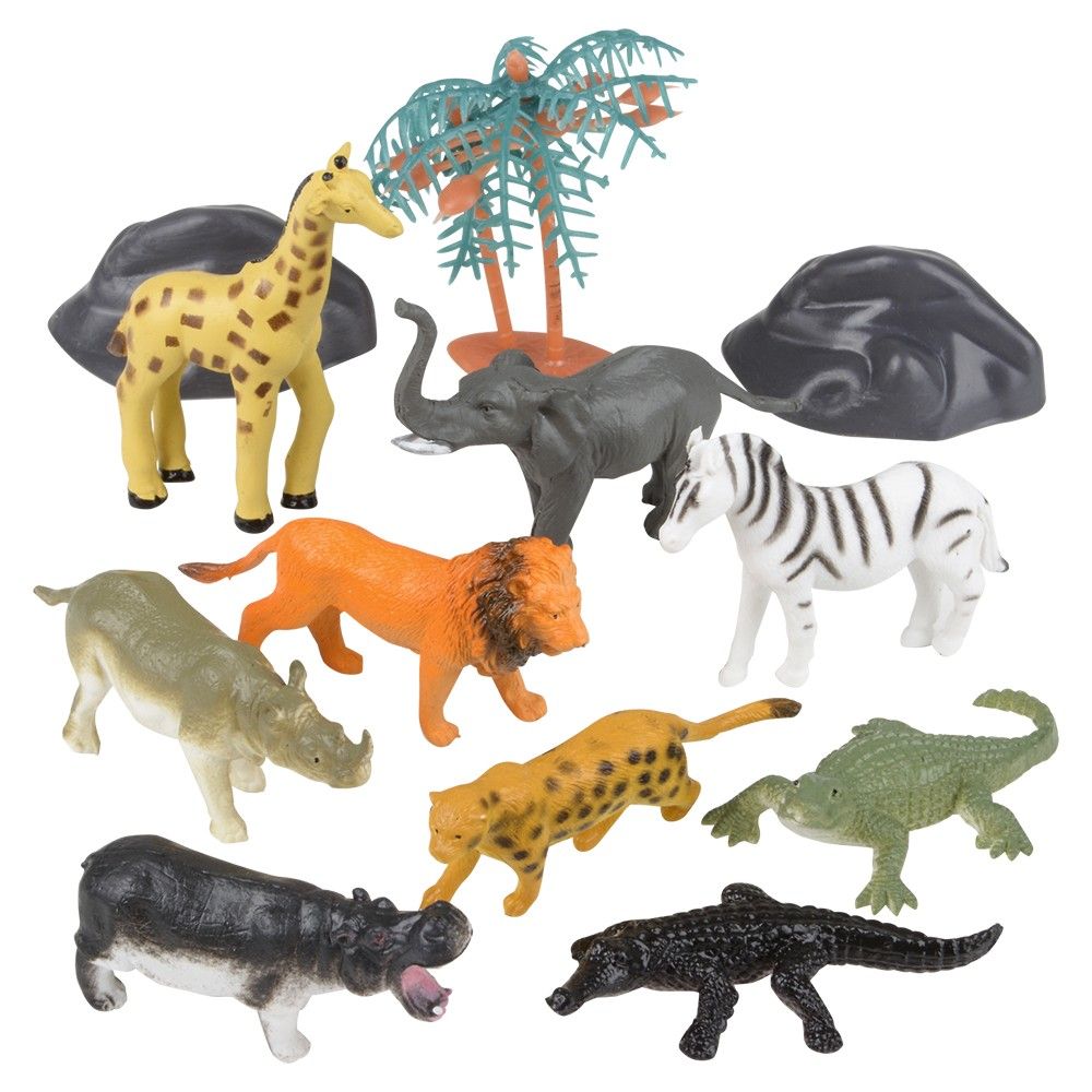 72 pieces of 12pc Safari Mesh Bag Play Set