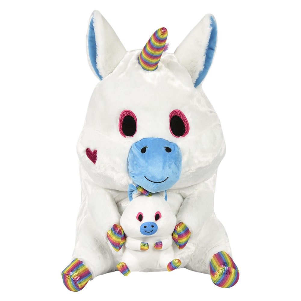 3 pieces of 23" Belly Buddy Unicorn And Baby (ss)