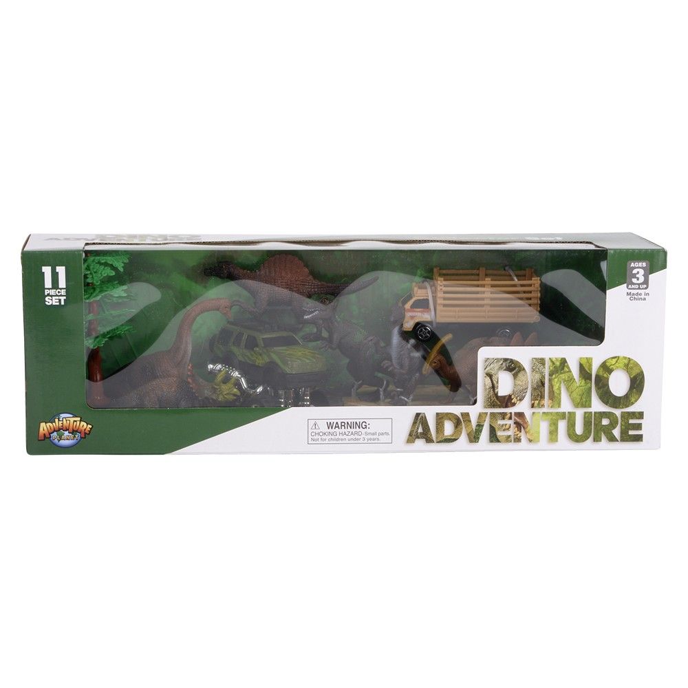 12 pieces 11 Pc Dinosaur Exploration Playset - Animal & Reptiles