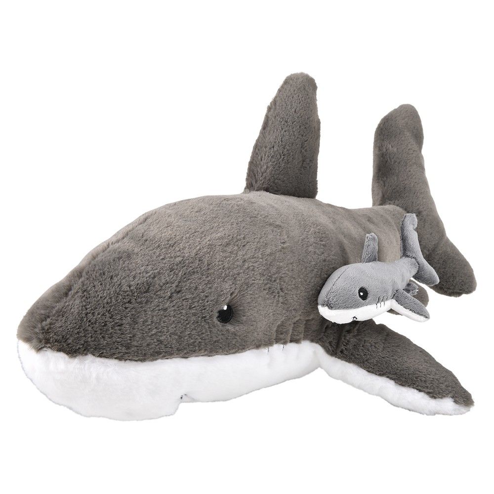 8 pieces 21" Eco Birth Of Life Great White Shark - Plush Toys