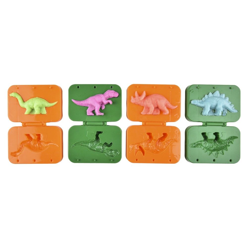 12 pieces Creative Dough Dinosaur Mobile Playset - Animal & Reptiles
