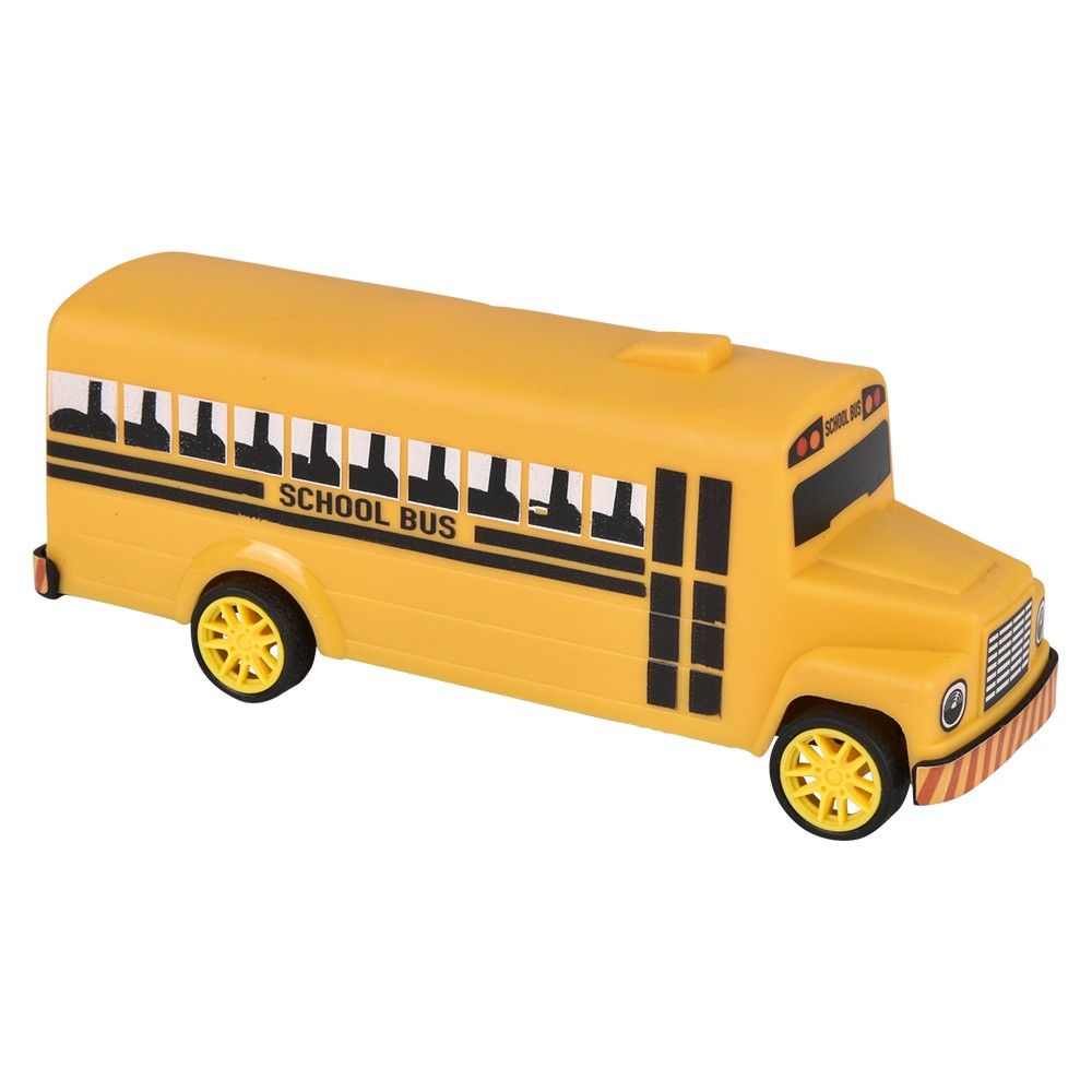 288 pieces 5" Plastic Pull Back School Bus - Car, Planes, Trains & Bikes