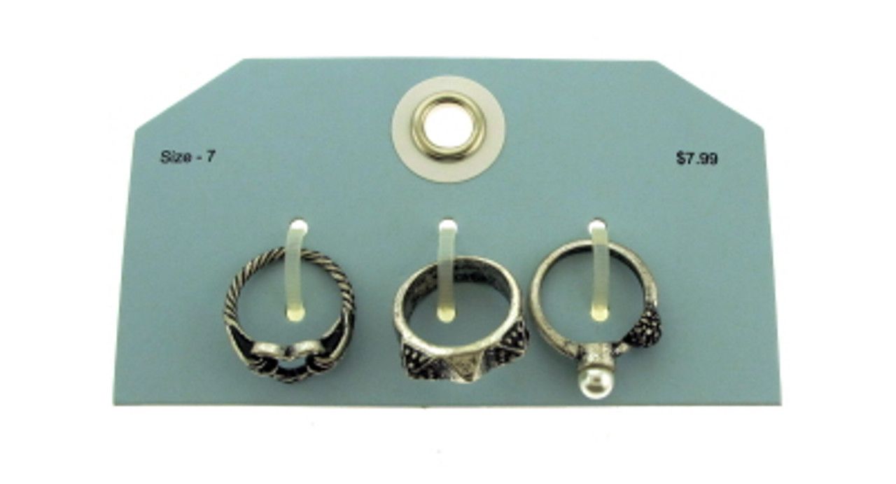 60 Wholesale Multiple Antique Look Silver Tone Rings