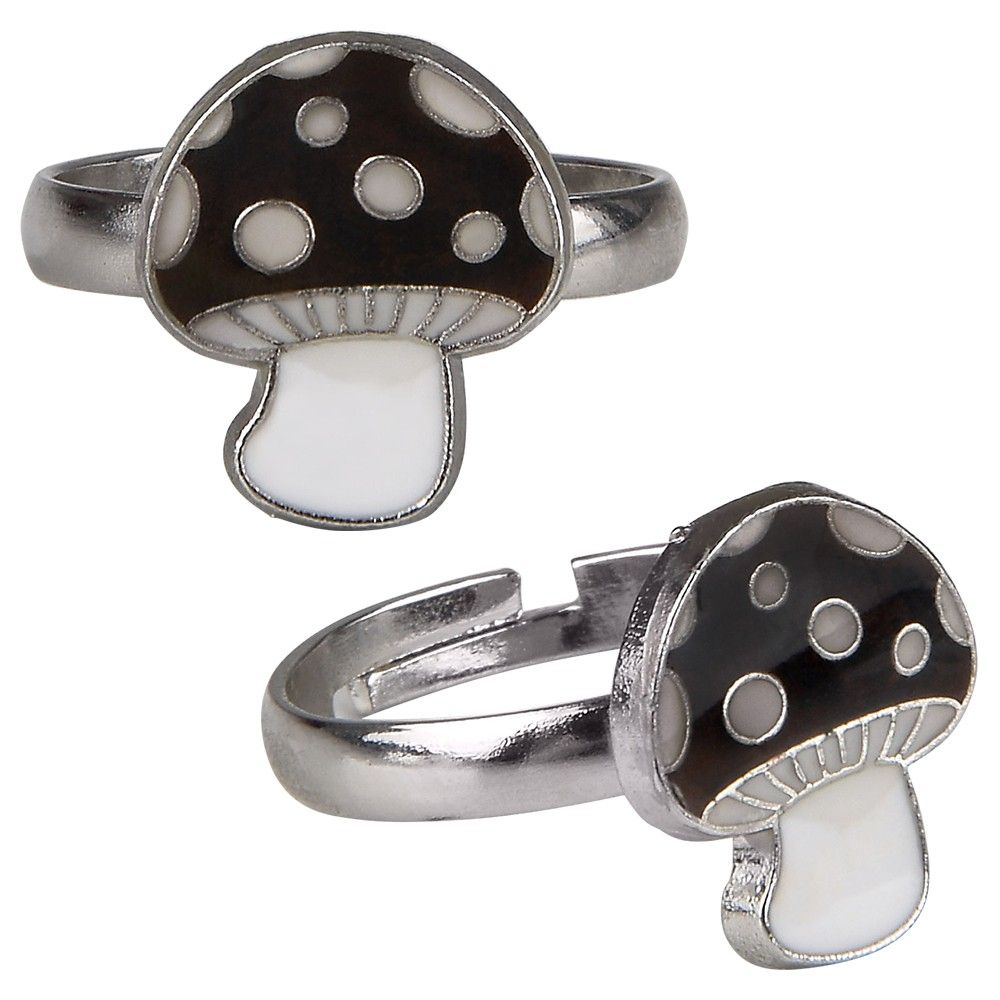 288 pieces Mushroom Mood Ring 0.5" - Rings
