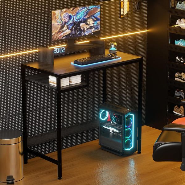 2 Wholesale Minosys 32 Inches Office Desktop With Storage And Monitor Stand