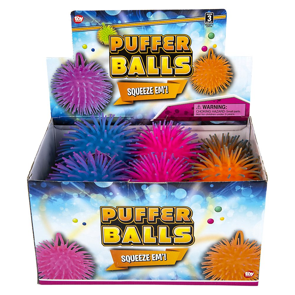 96 pieces 5" Two Tone Puffer Ball - Balls