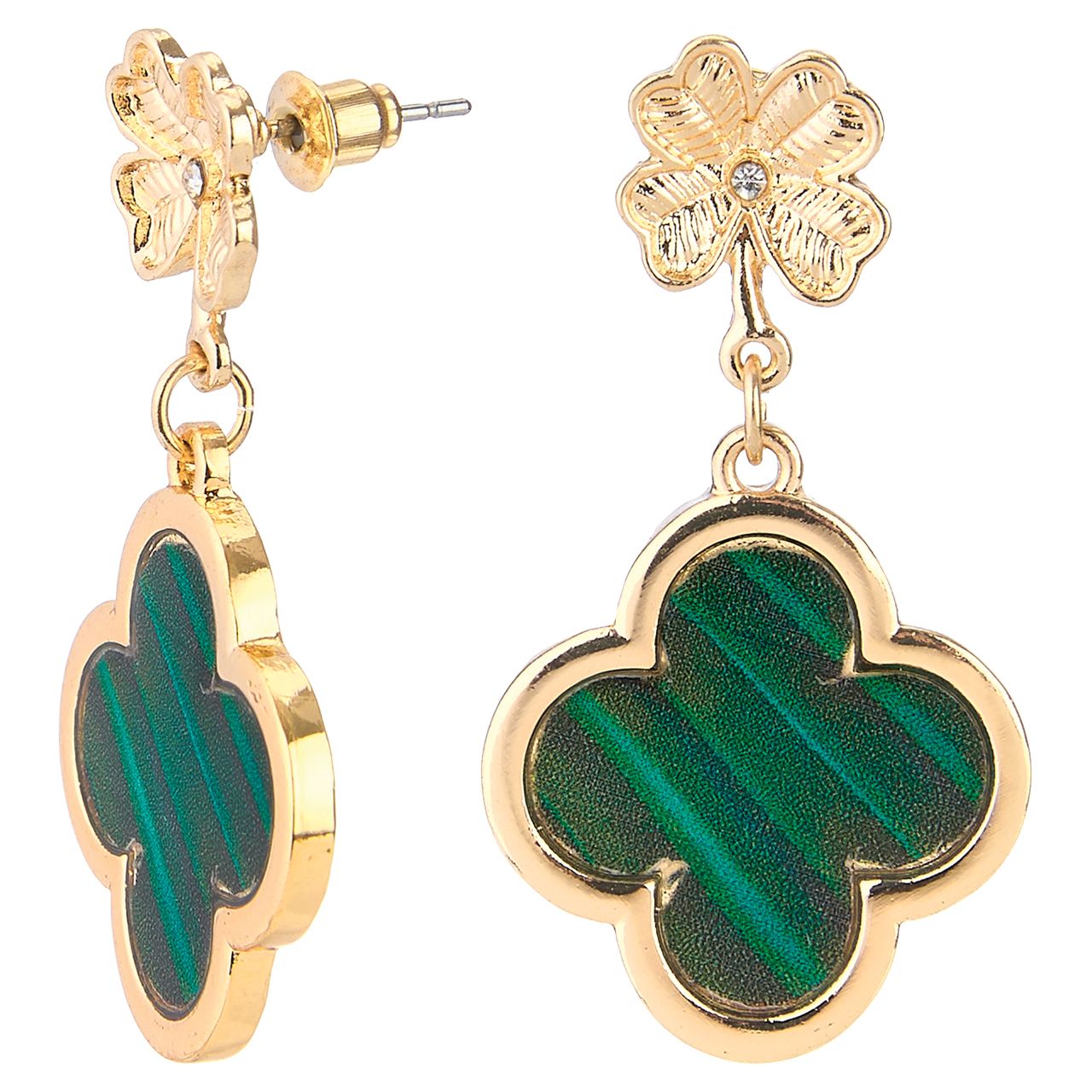 144 pieces St Patrick's Day Lucky Clover Earrings - Earrings