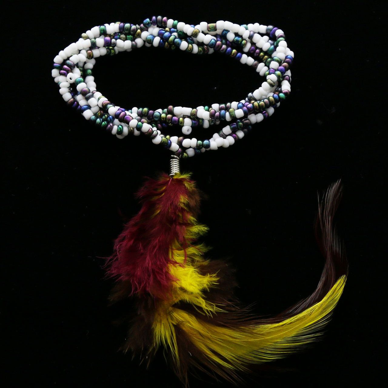 60 Wholesale Multi Color Seed Beads On Elastic Bracelet