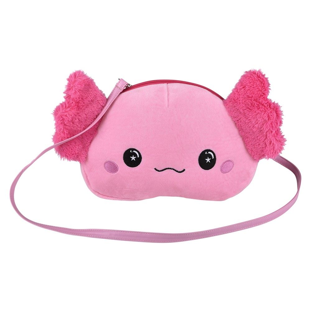 72 pieces Axolotl Plush Crossbody Bag 11.5"x8" - Plush Toys