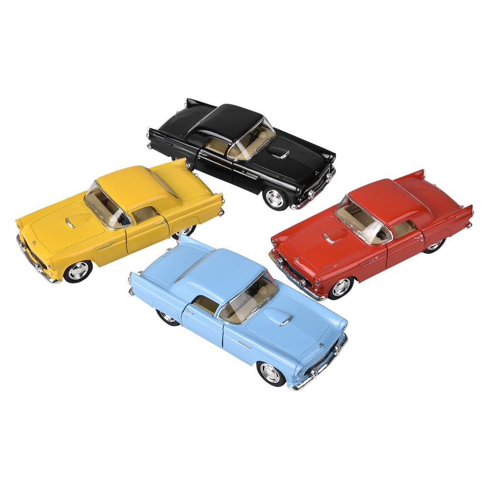 144 pieces 5 inch Diecast Pull Back 1955 Ford Thunderbird - Car, Planes, Trains & Bikes