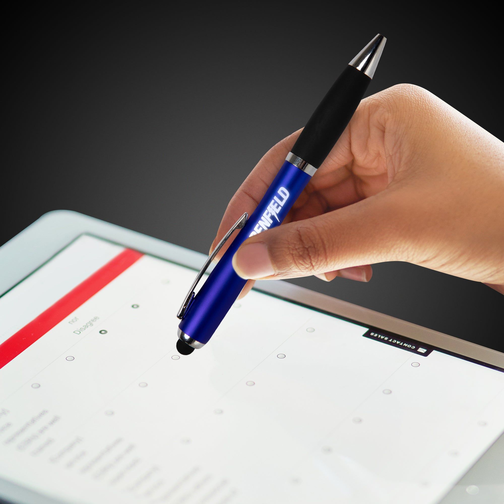 Wholesale Footwear Led Blue Stylus Pen