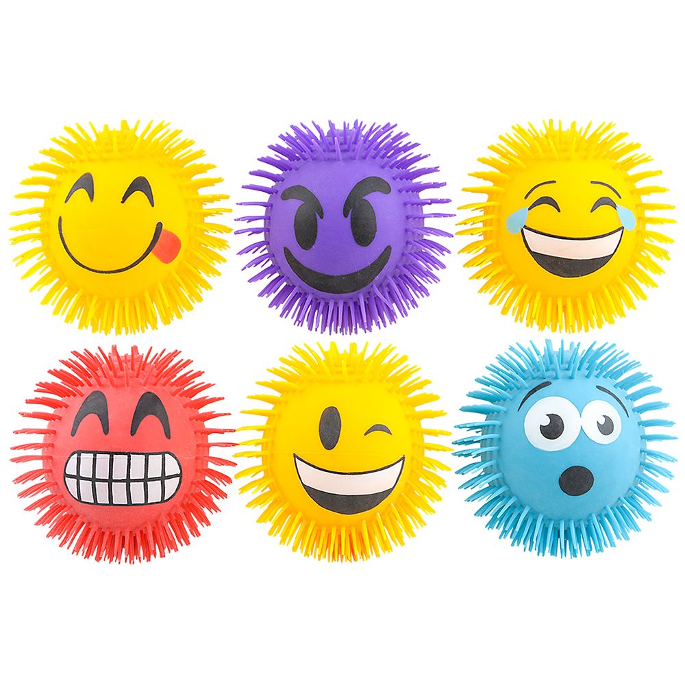 36 pieces 9" Emoticon Puffer Ball - Balls
