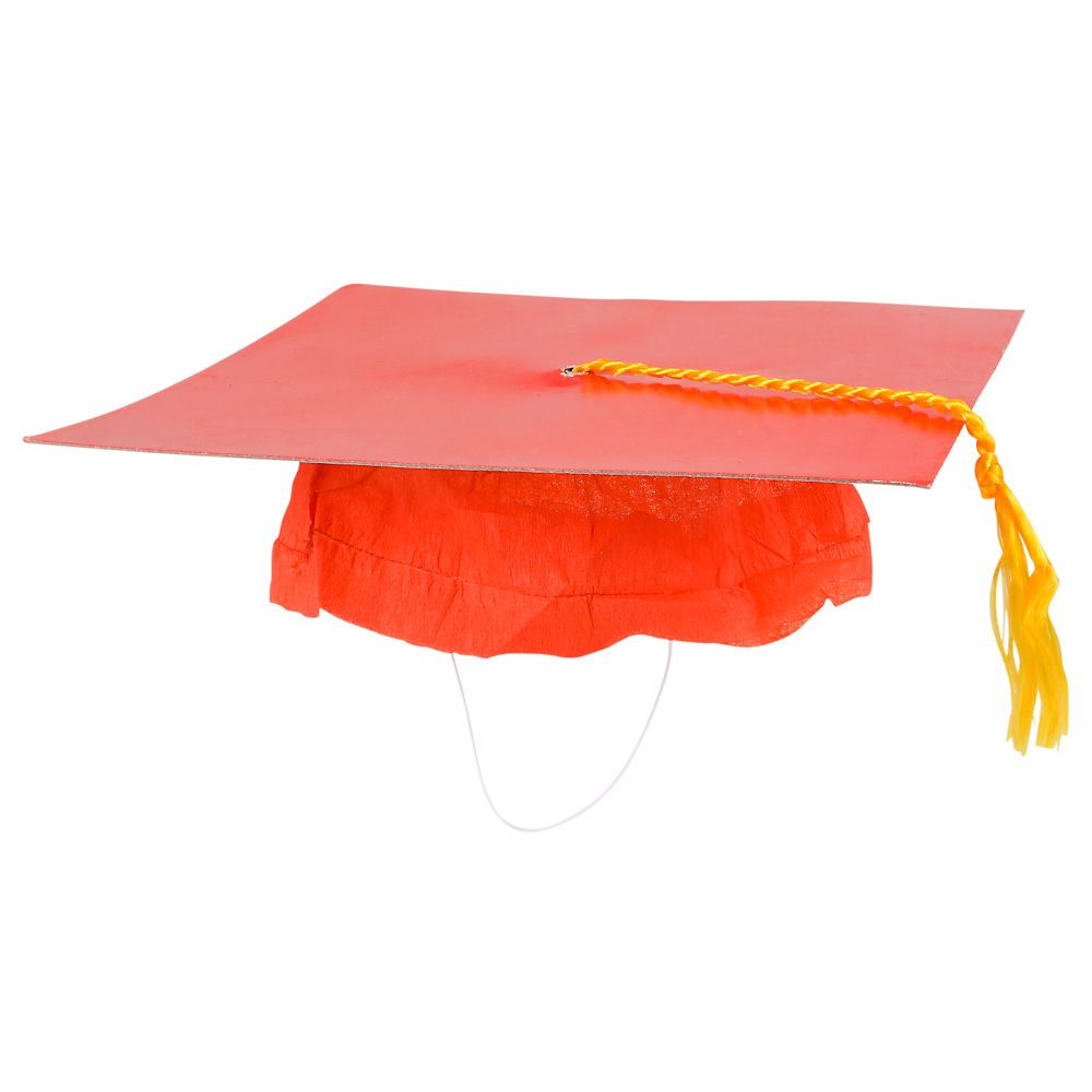 288 pieces of Red Cardboard Graduation Cap