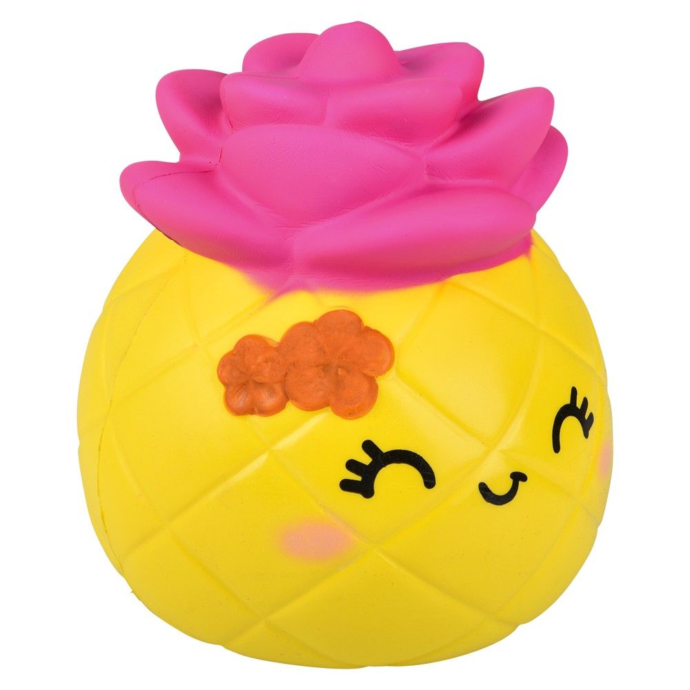 12 pieces Jumbo Squish Pineapple Flower Mix 10 inch - Slime & Squishees