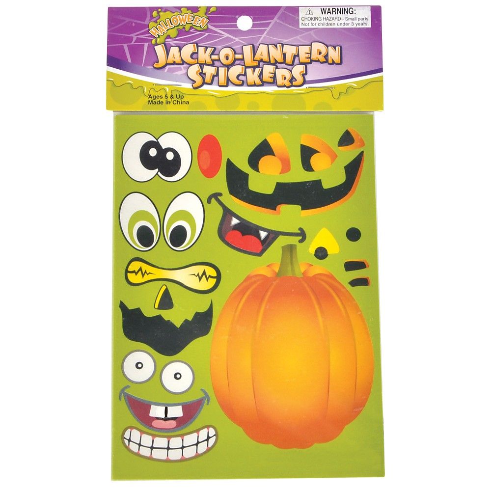 2880 pieces JacK-O-Lantern Sticker Set - Tattoos and Stickers