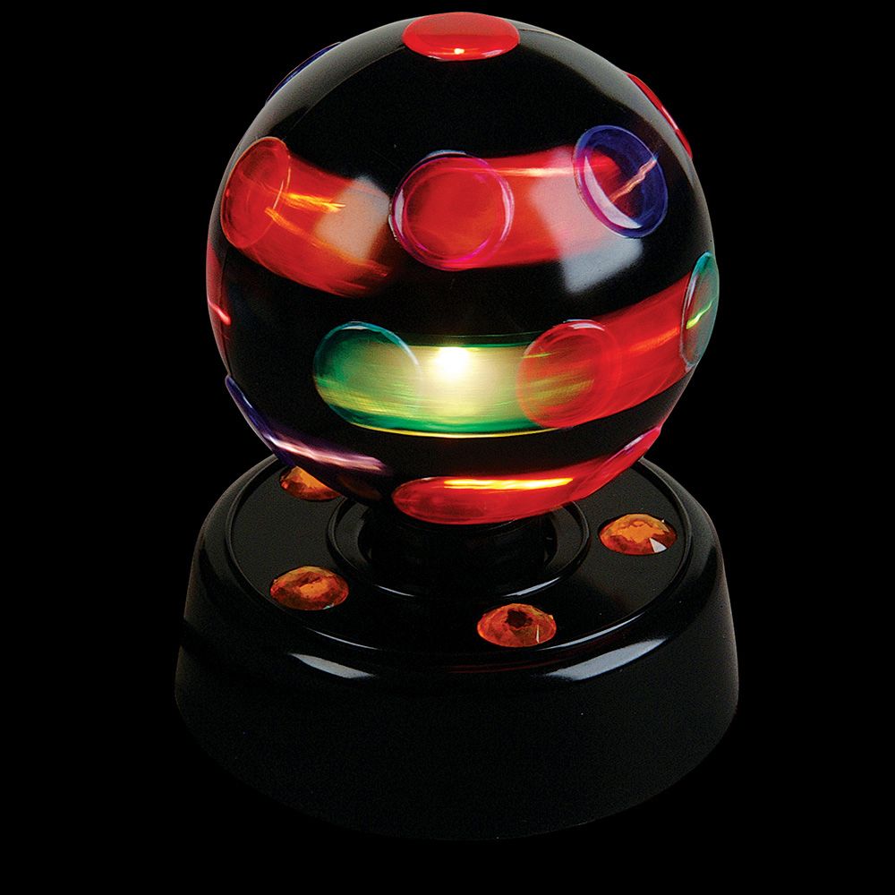 24 pieces 7" Revolving Rainbow Disco Light - LED Party Supplies
