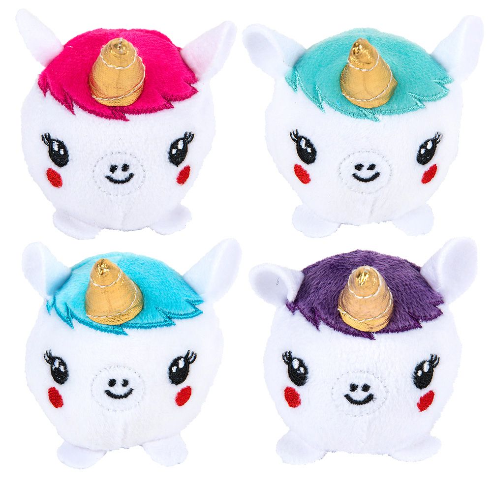 72 pieces 3" Deluxe Squish Plush Unicorn - Plush Toys