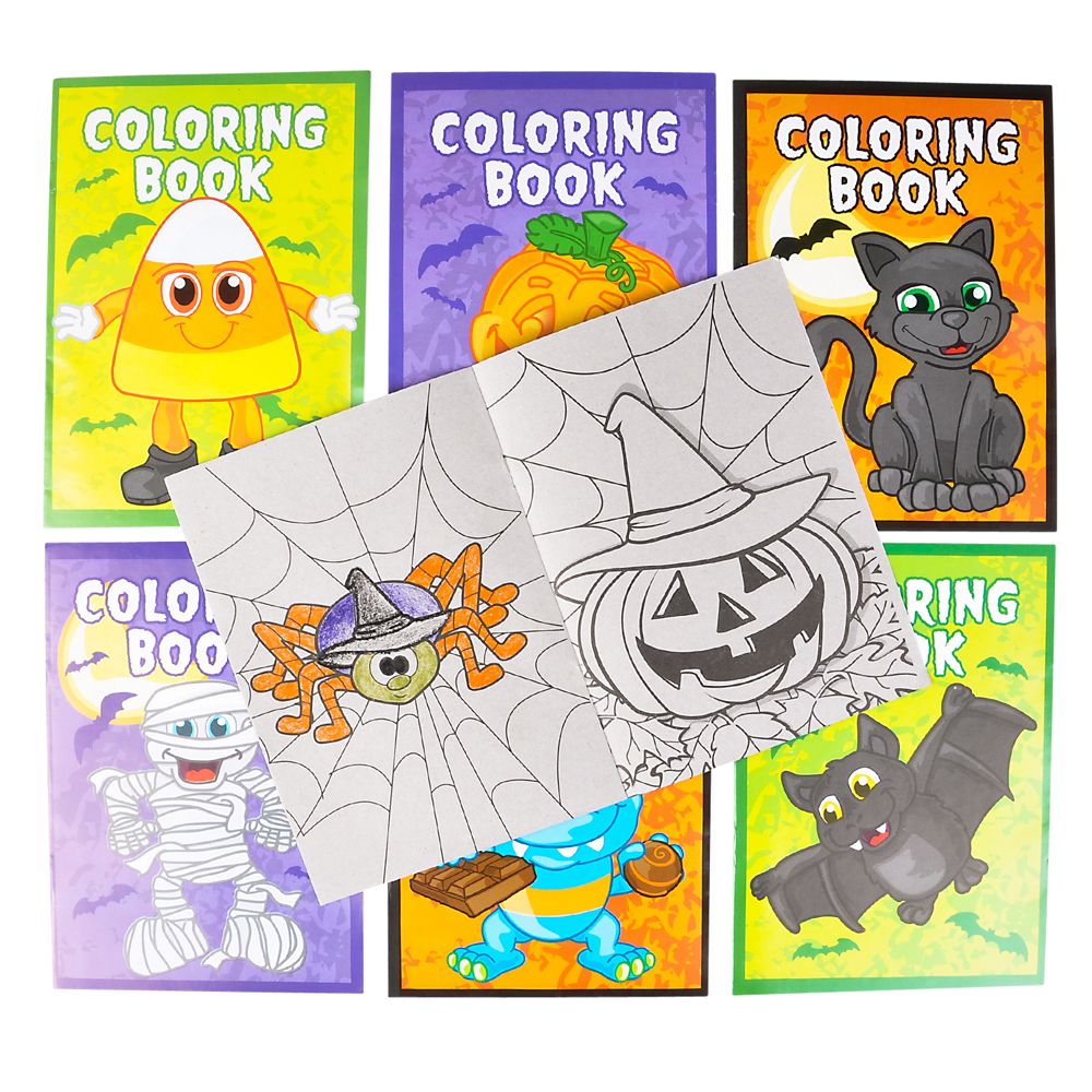 864 pieces Halloween Coloring Book 5"x7" - Halloween
