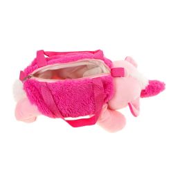 24 Pieces Kids Mini Plush Unicorn Handbag In 2 Assorted Colors - Handbags