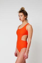 Yacht & Smith Womens Fashion Color Reversible One Piece Bathing Suit Size X Large - Womens Swimwear