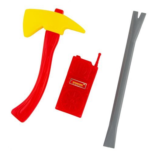 12 Wholesale Firefighter Play Set - 4 Piece Set