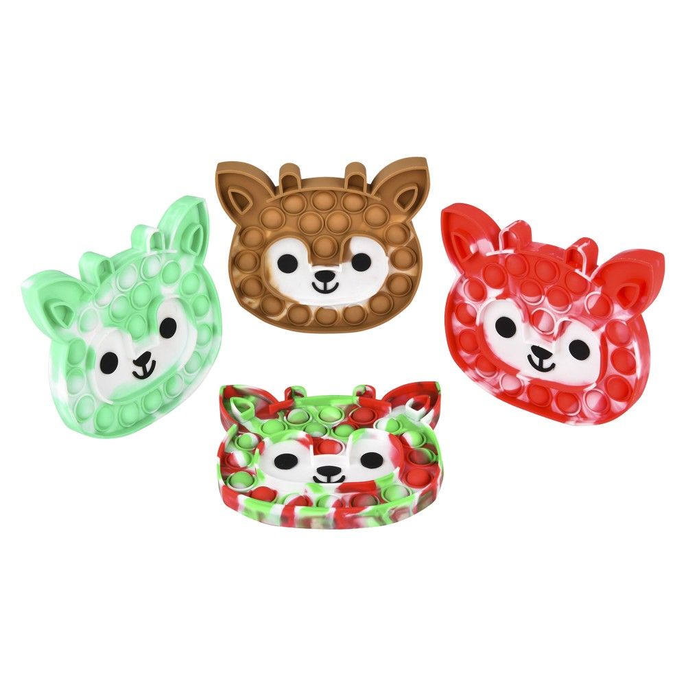 144 of Reindeer Bubble Poppers 6 inch