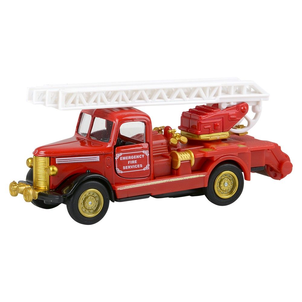 144 of 5 Inch DiE-Cast Pull Back Classic Fire Truck
