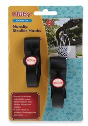 48 Wholesale Nuby 2-Pc Nonslip Stroller Hooks