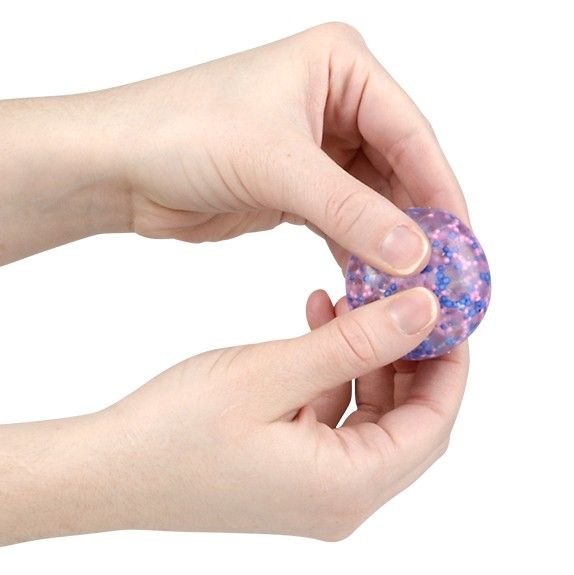 144 pieces 1.6" Squish Sticky Beaded Orbs - Slime & Squishees