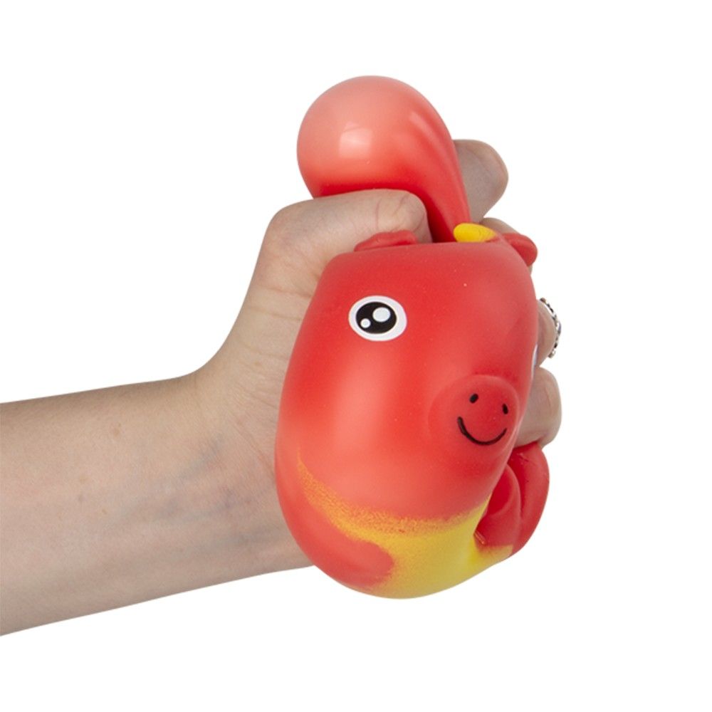 72 pieces 4 Inch Squish And Stretch Dinosaur 12ct - Slime & Squishees