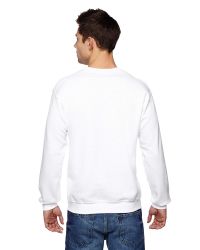 36 Wholesale Mens Fruit Of The Loom Sweat Shirt, White Color Size L