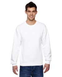 36 Wholesale Mens Fruit Of The Loom Sweat Shirt, White Color Size 2xl