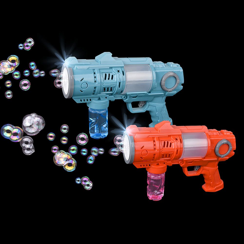 36 pieces 9.25 inch LighT-Up Bubble Space Rifle With Sound - Bubbles