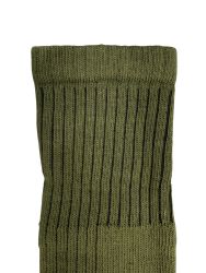 24 of Yacht & Smith Men's Cotton Army Green Terry Cushioned Military Grade Socks