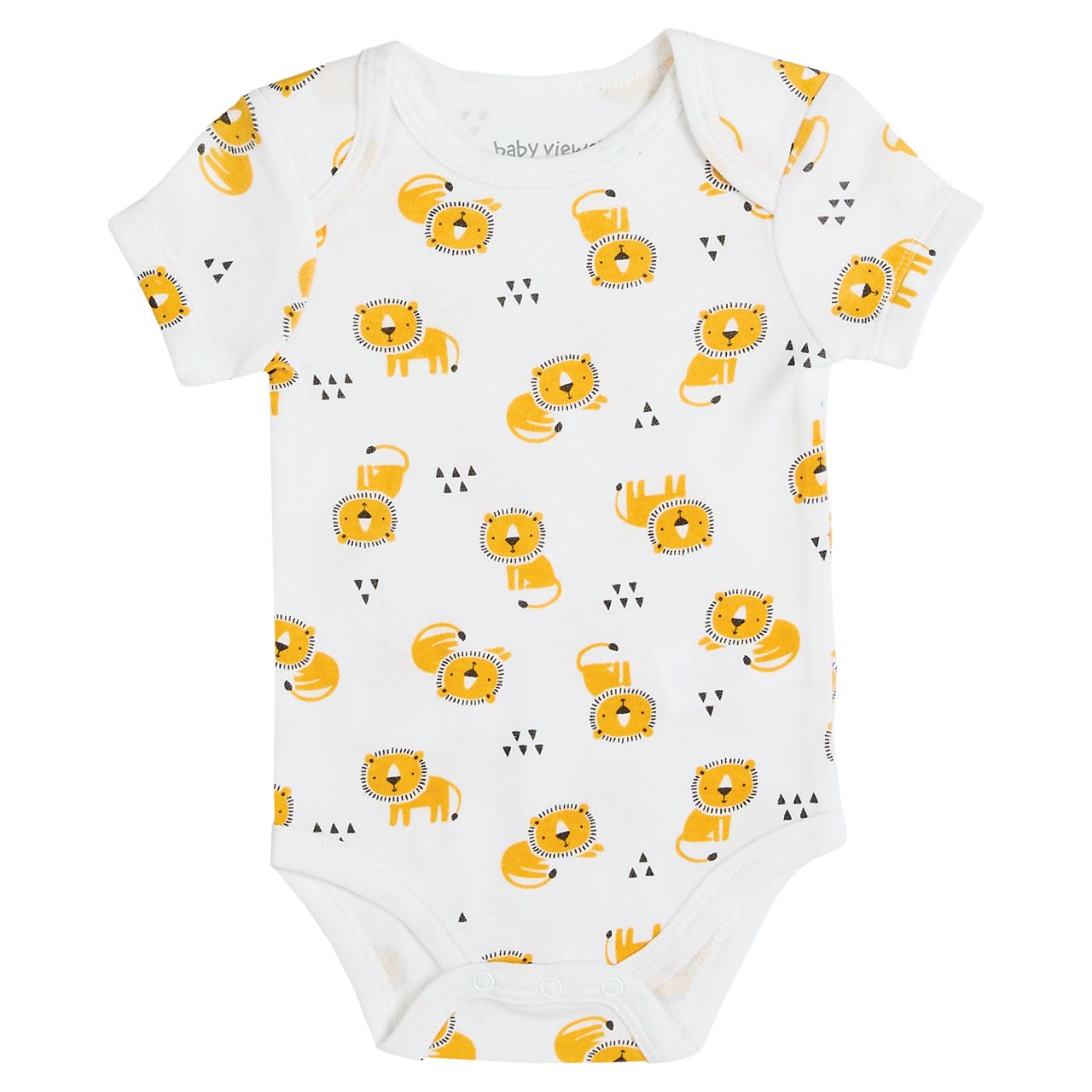 48 pieces 3-Piece Baby Bodysuit - Yellow Lion - Baby Apparel