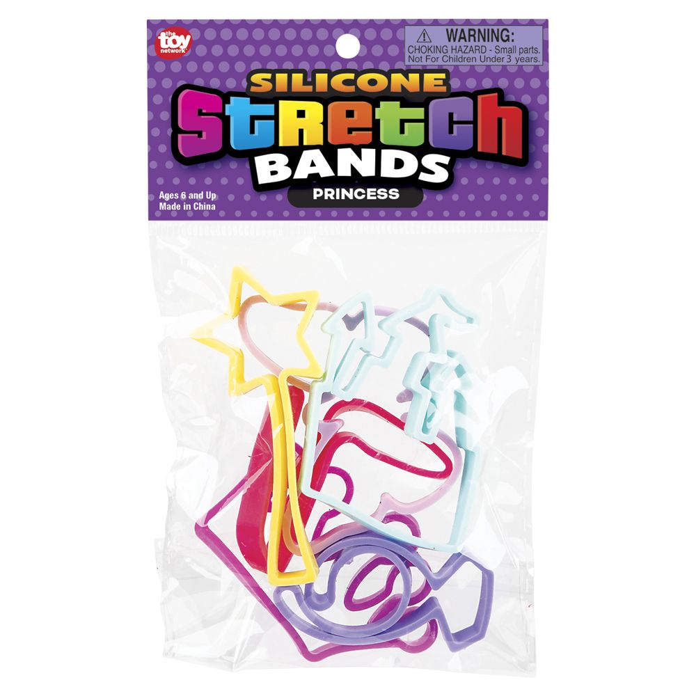 288 pieces Princess Silicone Stretch Bands - Rubber Bands