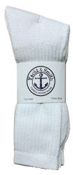 72 Pairs Yacht & Smith Women's Cotton Crew Socks White Size 9-11 - Womens Crew Sock