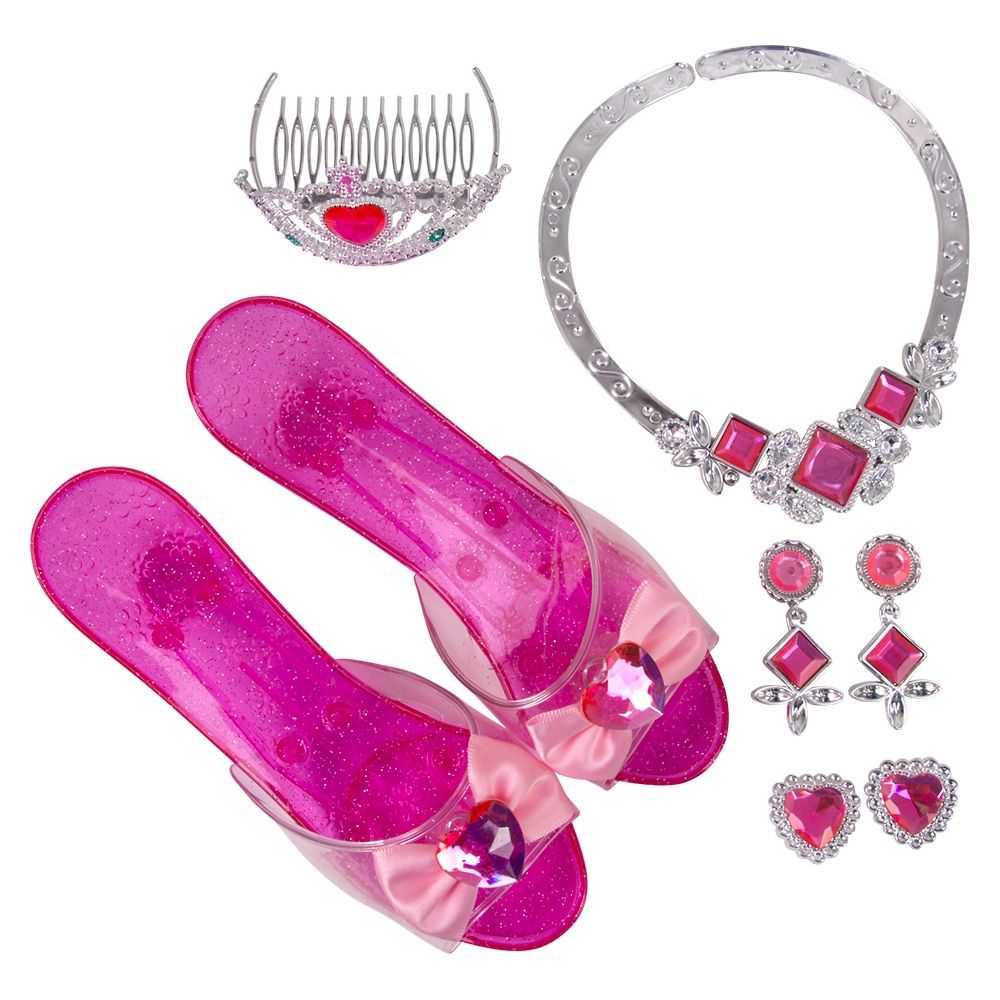 12 pieces Pretend Play Princess Jewelry Set - Girls Toy Sets