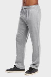 36 Wholesale Men's Lightweight Fleece Sweatpants In Heather Grey Size S